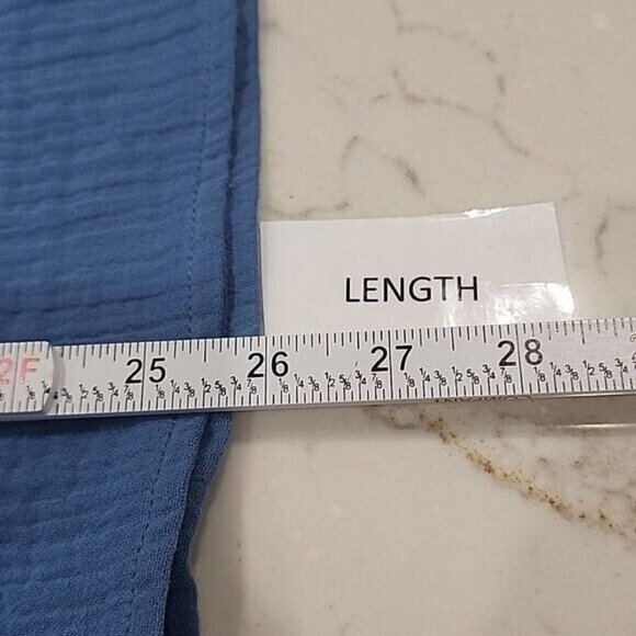 ARIA Handmade Tunic Top Gaucha blue Womens NWT S/M - Picture 11 of 11